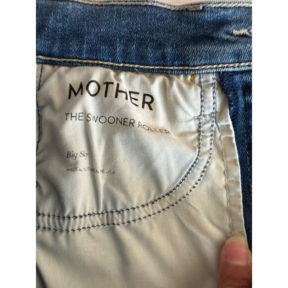 MOTHER Blue Flare & Wide Leg Jeans - Picture 14 of 16